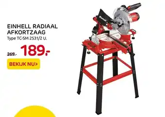 Praxis Einhell Radiaal Afkortzaag TC-SM 2531/2 U aanbieding