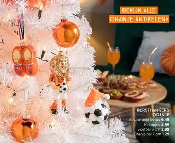 Xenos Kersthangers oranje aanbieding