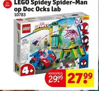 Kruidvat Lego spidey spider-man op doc ocks lab aanbieding