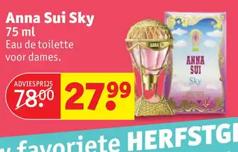 Kruidvat Anna sui sky 75 ml aanbieding