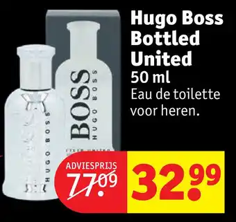 Kruidvat Hugo boss bottled united aanbieding