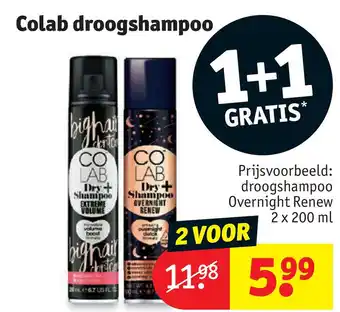 Kruidvat Colab droogshampoo aanbieding