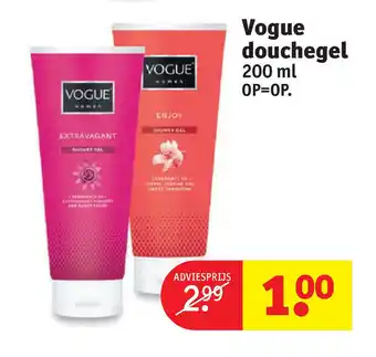 Kruidvat Vogue douchegel aanbieding