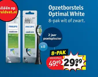 Kruidvat Opzetborstels optimal white aanbieding