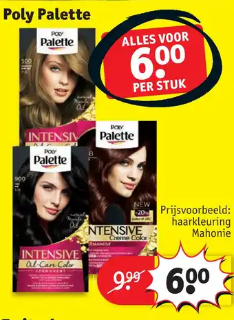 Kruidvat Poly palette aanbieding