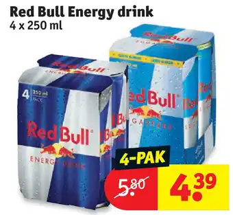 Kruidvat Red bull energy drink aanbieding