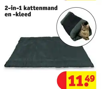 Kruidvat 2-in-1 kattenmand en-kleed aanbieding