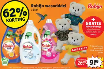 Kruidvat Robijn wasmidde aanbieding