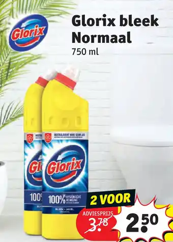 Kruidvat Glorix bleek normaal 750 ml aanbieding