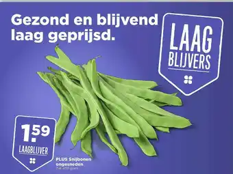 PLUS Snijbonen ongesneden Plus aanbieding