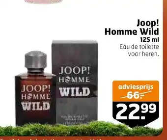 Trekpleister Joop! Homme Wild 125 ml aanbieding