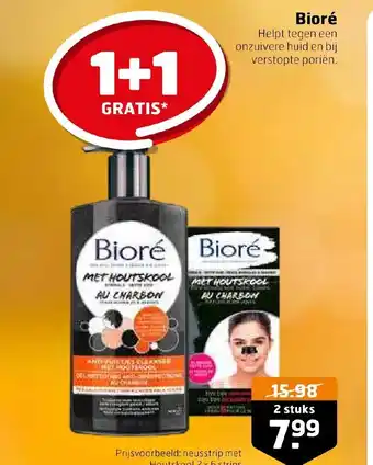 Trekpleister Biore 1+1 gratis aanbieding