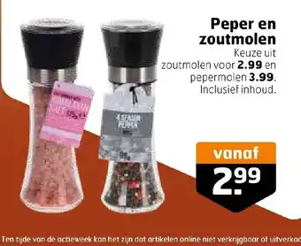 Trekpleister Peper en zoutmolen aanbieding