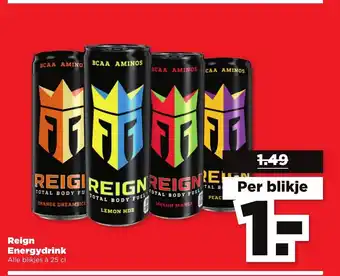 PLUS Reign Energydrink aanbieding