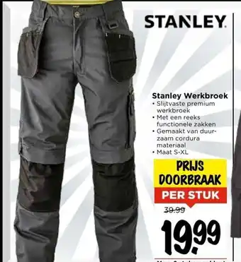 Vomar Voordeelmarkt Stanley Werkbroek aanbieding