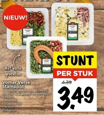 Vomar Voordeelmarkt Verse Stamppot 450 gram aanbieding