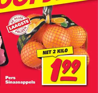 Nettorama Pers Sinaasappels 2 kilo aanbieding