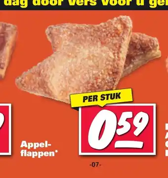 Nettorama Appelflappen per stuk aanbieding