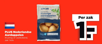 PLUS Plus nederlandse aardappelen aanbieding