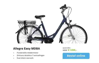 Stella fietsen Allegra Easy MDBA Fiets aanbieding