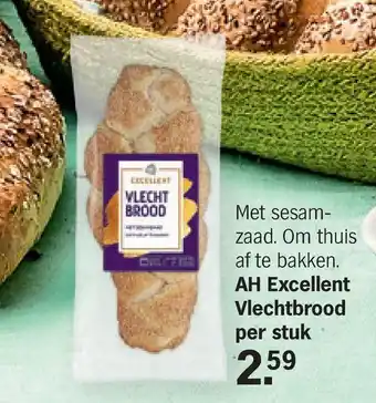 Albert Heijn AH Excellent Vlechtbrood per stuk aanbieding