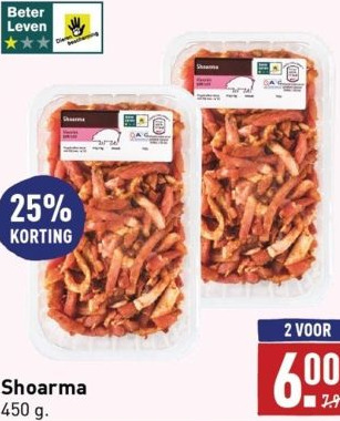 ALDI Shoarma aanbieding