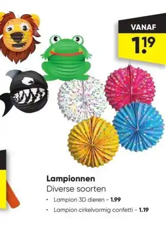 Big Bazar Lampionnen aanbieding