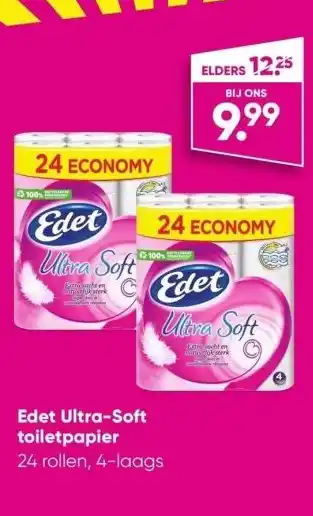 Big Bazar Edet ultra-soft toiletpapier aanbieding