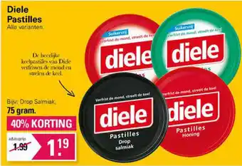 De Online Drogist Diele pastilles aanbieding