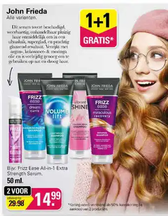 De Online Drogist John frieda aanbieding