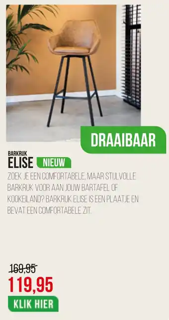 Dimehouse Barkruk elise aanbieding