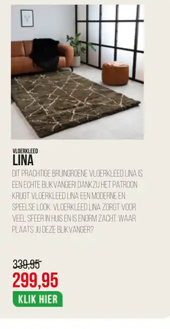 Dimehouse Vloerkleed lina aanbieding