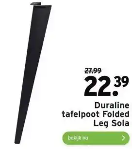 GAMMA Duraline tafelpoot folded leg sola aanbieding