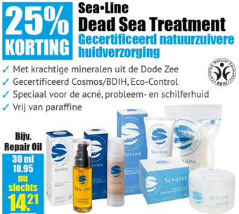 Gezond & Wel Sea line dead sea treatment aanbieding
