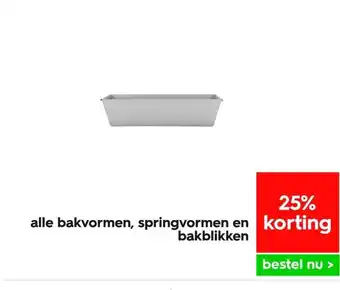 HEMA Alle bakvormen,
 springvormen en bakblikken aanbieding