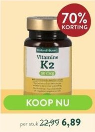 Holland & Barrett K2 aanbieding