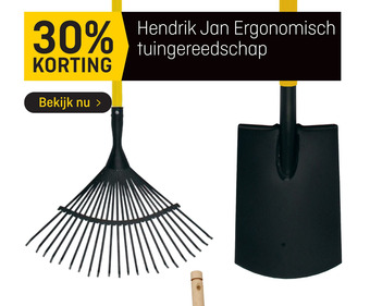 Hubo Hendrik jan ergonomisch tuingereedschap aanbieding