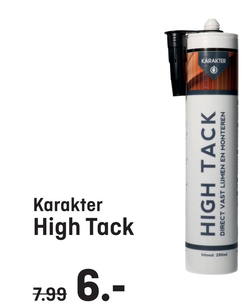 Karakter high tack aanbieding bij Hubo