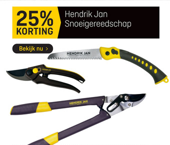 Hubo Hendrik jan snoeigereedschap aanbieding