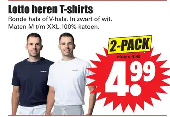 Dirk Lotto heren T-shirts aanbieding