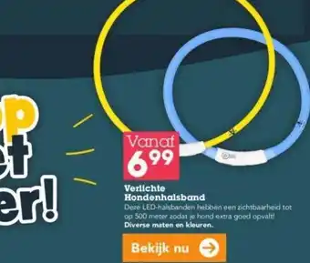 Discus Verlichte hondenhalsband aanbieding