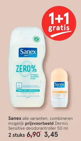 Etos Sanex 50ml aanbieding