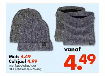 Wibra Muts Colsjaal aanbieding