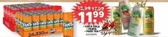 Sahan Supermarkten Coca cola, fanta of fuze tea aanbieding