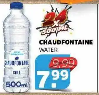 Sahan Supermarkten Chaudfontaine water aanbieding