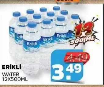 Sahan Supermarkten Erikli water aanbieding