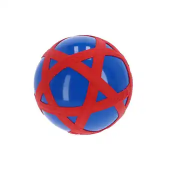 Toys2Play Blauwe crossbal met rode rubberband aanbieding