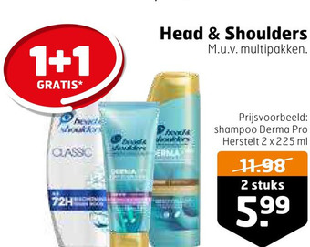 Trekpleister Head & shoulders aanbieding