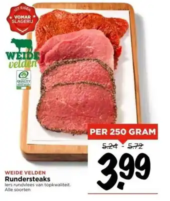 Vomar Voordeelmarkt Weide velden rundersteaks aanbieding