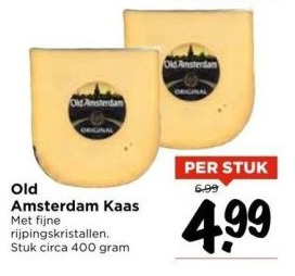 Vomar Voordeelmarkt Old amsterdam kaas aanbieding